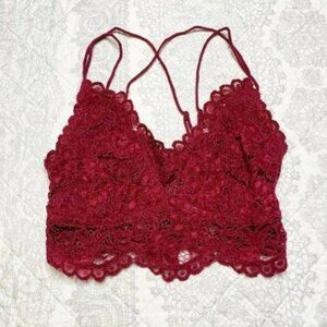 NWT Free People Mulberry Celine Lace Bralette